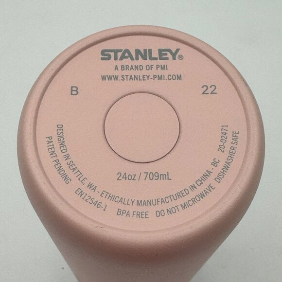 Stanley Grey/Pink Stainless Steel Quick-Flip Water Bottle - Picture 9 of 9